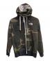 THE NORTH FACE（ザ ノース フェイス）の古着「ノベルティリアビューフルジップフーディ」｜ブラウン×グリーン