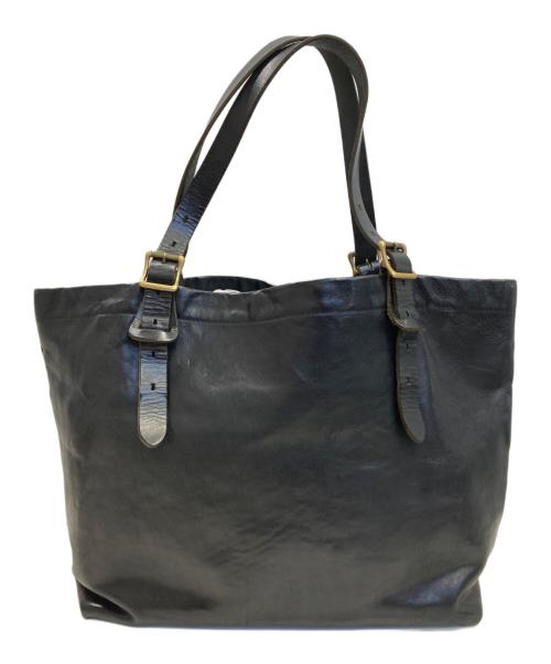 SLOW（スロウ）SLOW (スロウ) レザートートバッグ ブラックの古着・服飾アイテム