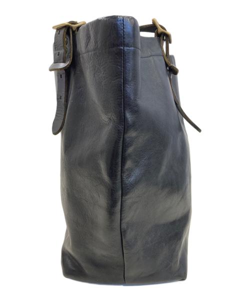 SLOW（スロウ）SLOW (スロウ) レザートートバッグ ブラックの古着・服飾アイテム
