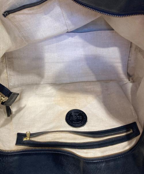 SLOW（スロウ）SLOW (スロウ) レザートートバッグ ブラックの古着・服飾アイテム