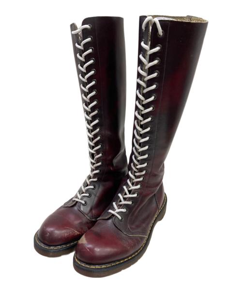 Dr.Martens（ドクターマーチン）Dr.Martens (ドクターマーチン) 20ホールブーツ ボルドー サイズ:24㎝（UK5）の古着・服飾アイテム