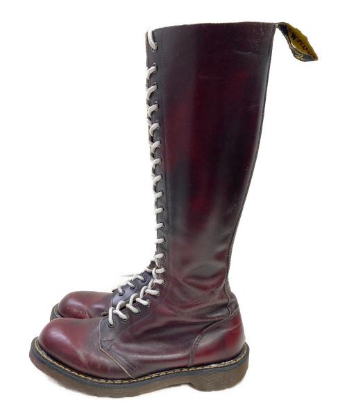 Dr.Martens（ドクターマーチン）Dr.Martens (ドクターマーチン) 20ホールブーツ ボルドー サイズ:24㎝（UK5）の古着・服飾アイテム