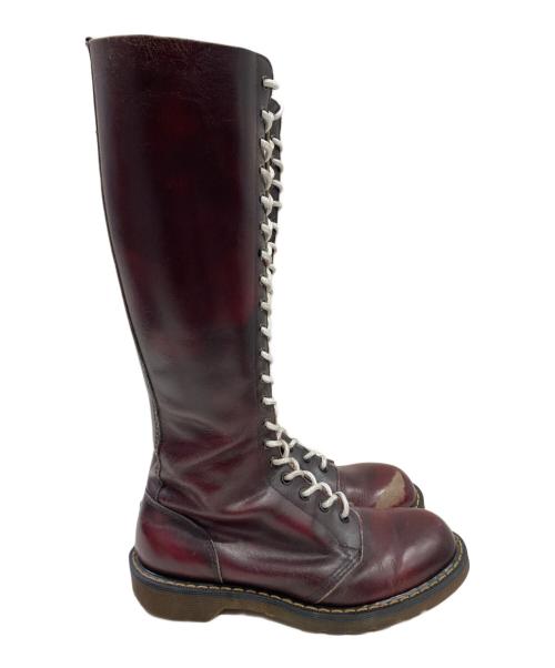 Dr.Martens（ドクターマーチン）Dr.Martens (ドクターマーチン) 20ホールブーツ ボルドー サイズ:24㎝（UK5）の古着・服飾アイテム