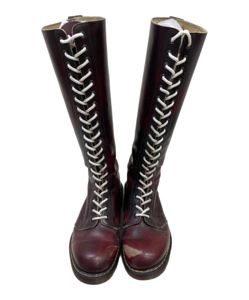 Dr.Martens（ドクターマーチン）Dr.Martens (ドクターマーチン) 20ホールブーツ ボルドー サイズ:24㎝（UK5）の古着・服飾アイテム