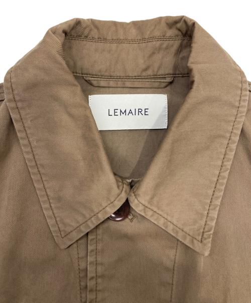 LEMAIRE（ルメール）LEMAIRE (ルメール) MILITARY OVERSHIRT - COTTON TWILL ブラウン サイズ:Mの古着・服飾アイテム