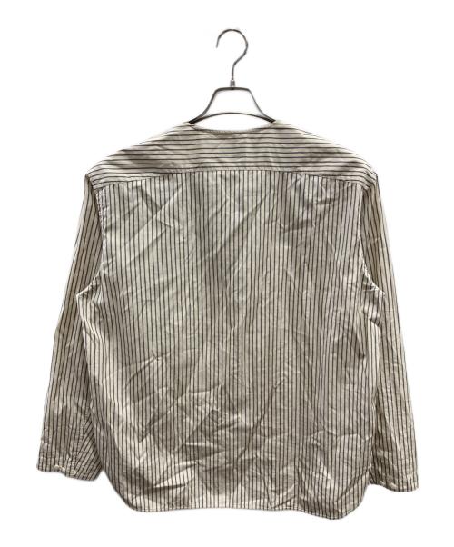 LEMAIRE（ルメール）LEMAIRE (ルメール) LIGHT VAREUSE STRIPED COTTON POPLINE アイボリー サイズ:48の古着・服飾アイテム