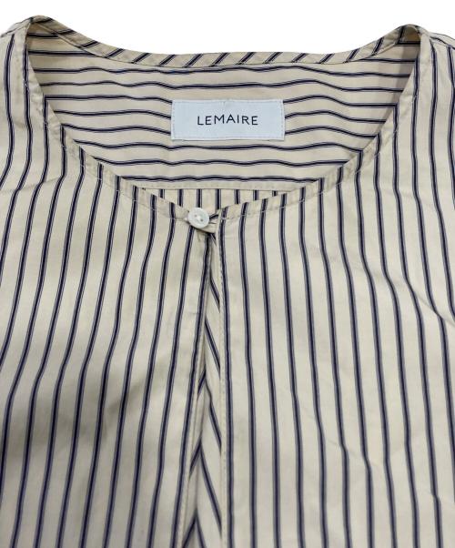 LEMAIRE（ルメール）LEMAIRE (ルメール) LIGHT VAREUSE STRIPED COTTON POPLINE アイボリー サイズ:48の古着・服飾アイテム