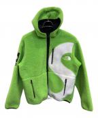 SUPREME×THE NORTH FACEシュプリーム×ザ ノース フェイス）の古着「S LOGO Hooded Fleece Jacke」｜グリーン