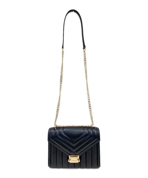 MICHAEL KORS（マイケル・コース）MICHAEL KORS (マイケル・コース) チェーンショルダーバッグ ブラックの古着・服飾アイテム