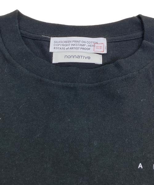 nonnative（ノンネイティブ）nonnative (ノンネイティブ) FRAGMENTS (フラグメント) ネイティブメロディTシャツ ブラック サイズ:Lの古着・服飾アイテム