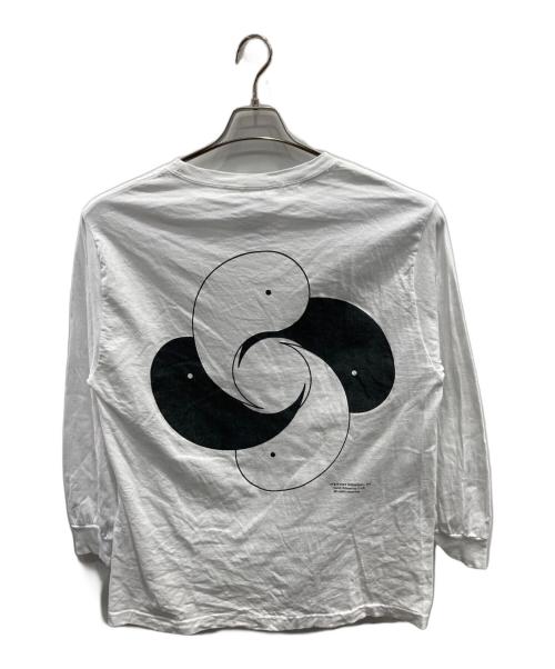 nonmercix（ノンメルシー）nonmercix (ノンメルシー) 長袖カットソー ホワイト サイズ:Lの古着・服飾アイテム