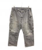 CarHarttカーハート）の古着「ダブルニーパンツ」｜グレー