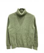 AURALEEオーラリー）の古着「タートルネックニット」｜グリーン