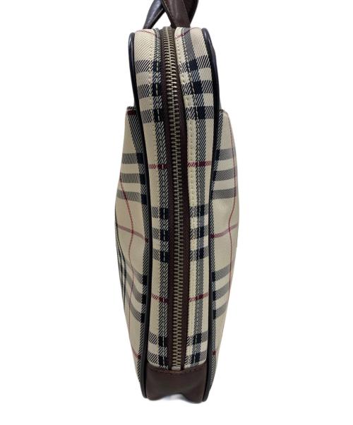 BURBERRY（バーバリー）BURBERRY (バーバリー) ノヴァチェックブリーフケース ベージュの古着・服飾アイテム