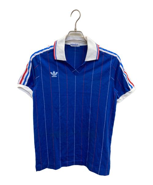adidas（アディダス）adidas (アディダス) ゲームシャツ ブルー サイズ:Mの古着・服飾アイテム