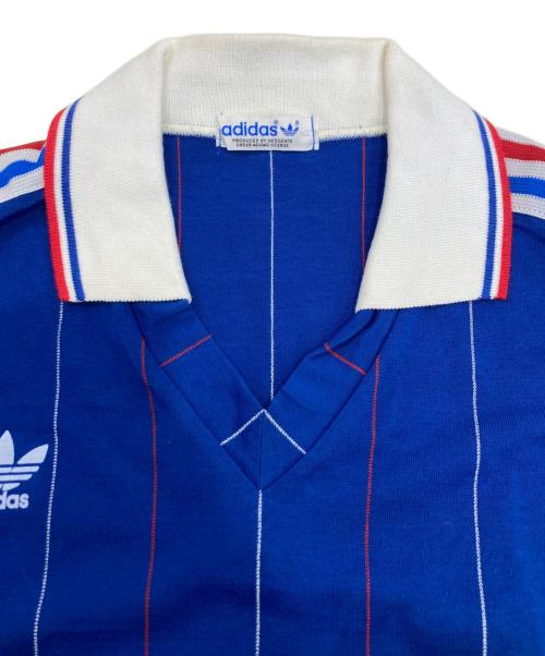 adidas（アディダス）adidas (アディダス) ゲームシャツ ブルー サイズ:Mの古着・服飾アイテム