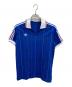 adidas（アディダス）の古着「ゲームシャツ」｜ブルー