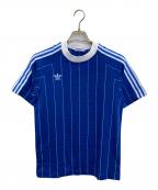 adidasアディダス）の古着「Tシャツ」｜ブルー