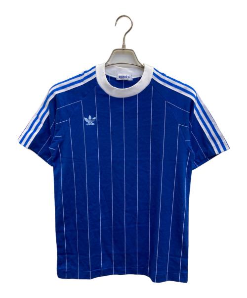 adidas（アディダス）adidas (アディダス) Tシャツ ブルー サイズ:Mの古着・服飾アイテム
