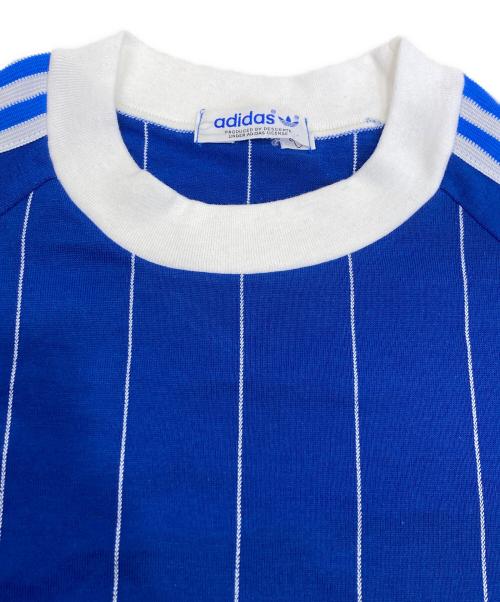 adidas（アディダス）adidas (アディダス) Tシャツ ブルー サイズ:Mの古着・服飾アイテム