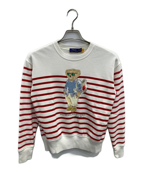 POLO RALPH LAUREN（ポロ・ラルフローレン）POLO RALPH LAUREN (ポロ・ラルフローレン) ポロベアボーダーウェット ホワイト サイズ:XSの古着・服飾アイテム