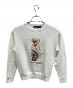 POLO RALPH LAURENポロ・ラルフローレン）の古着「ポロベアビーズスウェット」｜ホワイト