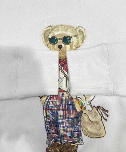 POLO RALPH LAUREN（ポロ・ラルフローレン）POLO RALPH LAUREN (ポロ・ラルフローレン) ポロベアビーズスウェット ホワイト サイズ:XSの古着・服飾アイテム