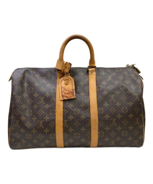 LOUIS VUITTON（ルイ ヴィトン）LOUIS VUITTON (ルイ ヴィトン) トラベルバッグ ブラウンの古着・服飾アイテム