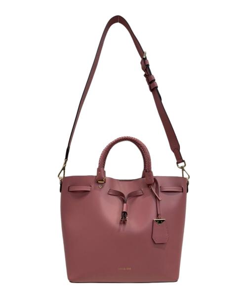 MICHAEL KORS（マイケル・コース）MICHAEL KORS (マイケル・コース) 2WAYバッグ ピンクの古着・服飾アイテム