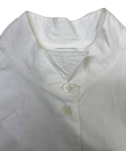 LOEWE（ロエベ）LOEWE (ロエベ) アシンメトリーシャツワンピース ホワイト サイズ:Mの古着・服飾アイテム