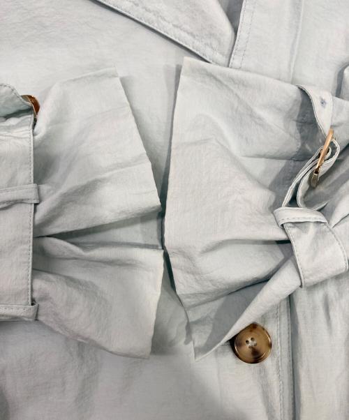 MaxMara（マックスマーラ）MaxMara (マックスマーラ) トレンチコート スカイブルー サイズ:40の古着・服飾アイテム