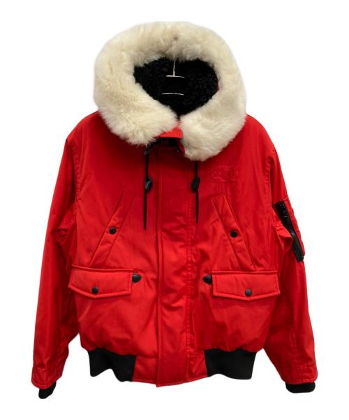 COACH（コーチ）COACH (コーチ) ショートパーカ レッド サイズ:Sの古着・服飾アイテム