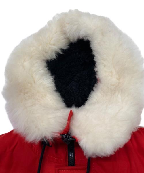 COACH（コーチ）COACH (コーチ) ショートパーカ レッド サイズ:Sの古着・服飾アイテム