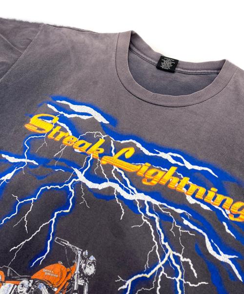 HARLEY-DAVIDSON（ハーレーダビッドソン）HARLEY-DAVIDSON (ハーレーダビッドソン) プリントTシャツ ブラック サイズ:Lの古着・服飾アイテム