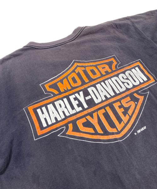 HARLEY-DAVIDSON（ハーレーダビッドソン）HARLEY-DAVIDSON (ハーレーダビッドソン) プリントTシャツ ブラック サイズ:Lの古着・服飾アイテム