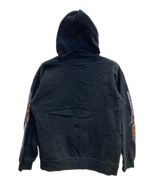 HARLEY-DAVIDSON（ハーレーダビッドソン）HARLEY-DAVIDSON (ハーレーダビッドソン) ジップパーカー ブラック サイズ:Sの古着・服飾アイテム