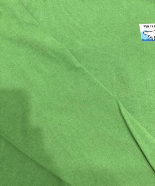 HUMAN MADE（ヒューマンメイド）HUMAN MADE (ヒューマンメイド) POLAR BEAR GRAPHIC L/S T-SHIRT グリーン サイズ:Lの古着・服飾アイテム