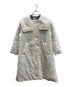 LANVIN en Bleuランバンオンブルー）の古着「中綿コート」｜アイボリー