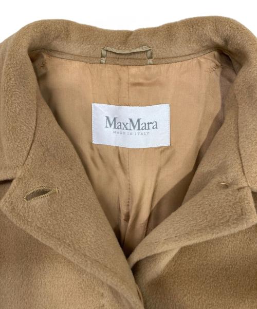 MaxMara（マックスマーラ）MaxMara (マックスマーラ) カシミヤ混コート ブラウン サイズ:36の古着・服飾アイテム
