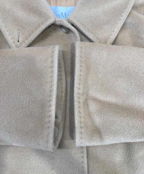 MaxMara（マックスマーラ）MaxMara (マックスマーラ) カシミヤ混コート ブラウン サイズ:36の古着・服飾アイテム