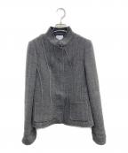 ARMANI COLLEZIONIアルマーニ コレツィオーニ）の古着「スタンドカラージャケット」｜グレー