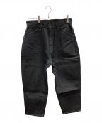STABILIZER gnzスタビライザージーンズ）の古着「デニムパンツ」｜ブラック
