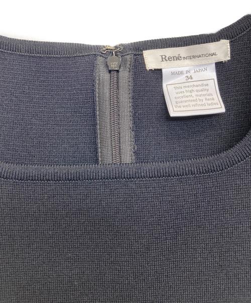 Rene（ルネ）Rene (ルネ) ノースリーブワンピース ブラック サイズ:34の古着・服飾アイテム