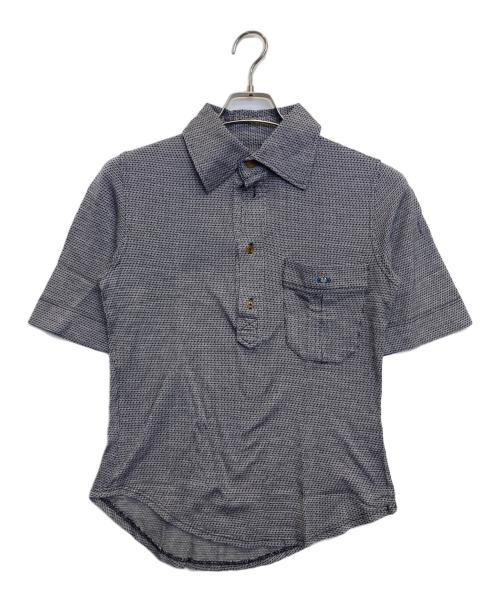Vivienne Westwood man（ヴィヴィアン ウェストウッド マン）Vivienne Westwood man (ヴィヴィアン ウェストウッド マン) ポロシャツ ブラック×ホワイト サイズ:Lの古着・服飾アイテム
