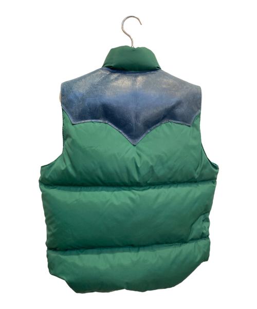 Rocky Mountain FeatherBed（ロッキーマウンテンフェザーベッド）Rocky Mountain Featherbed (ロッキーマウンテンフェザーベッド) WAREHOUSE (ウエアハウス) ダウンベスト グリーン サイズ:36の古着・服飾アイテム