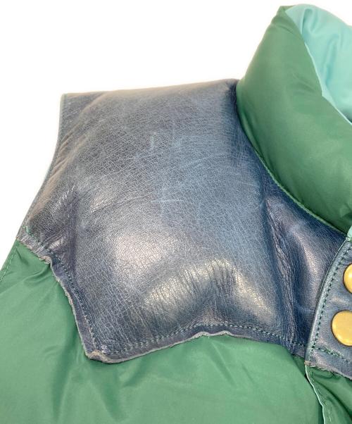 Rocky Mountain FeatherBed（ロッキーマウンテンフェザーベッド）Rocky Mountain Featherbed (ロッキーマウンテンフェザーベッド) WAREHOUSE (ウエアハウス) ダウンベスト グリーン サイズ:36の古着・服飾アイテム