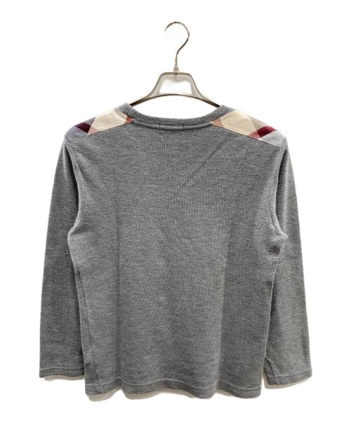 BLACK LABEL CRESTBRIDGE（ブラックレーベル クレストブリッジ）BLACK LABEL CRESTBRIDGE (ブラックレーベル クレストブリッジ) カットソー グレー サイズ:Mの古着・服飾アイテム