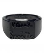 PAUL SMITHポールスミス）の古着「Cropped Logo Ring」｜ブラック