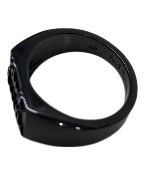 PAUL SMITH（ポールスミス）PAUL SMITH (ポールスミス) Cropped Logo Ring ブラック サイズ:21号の古着・服飾アイテム