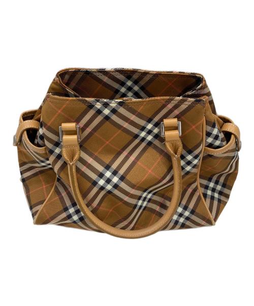 BURBERRY BLUE LABEL（バーバリー ブルー レーベル）BURBERRY BLUE LABEL (バーバリーロンドンブルーレーベル) ノヴァチェックハンドバッグ ブラウンの古着・服飾アイテム